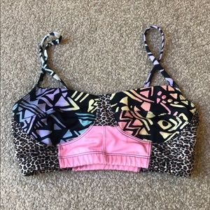 ADORABLE PATTERNED ONZIE SPORTS BRA